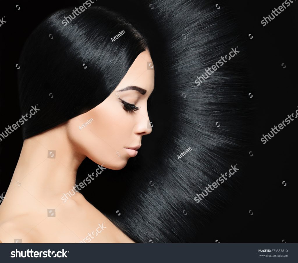 stock-photo-woman-with-black-hair-fashion-hairstyle-273587810 | Perfect